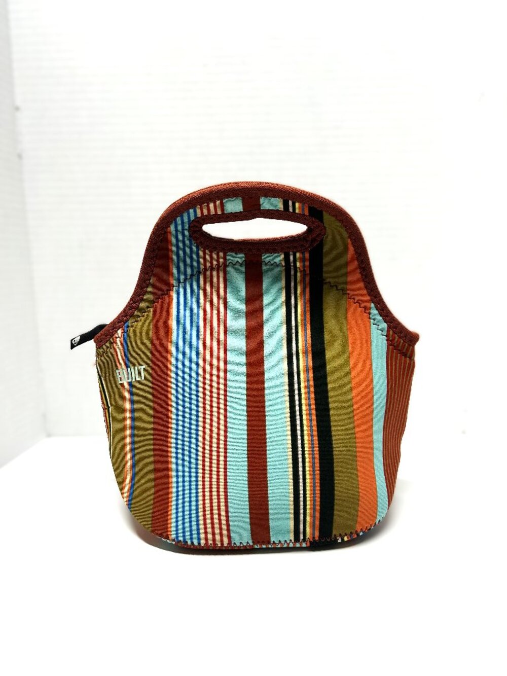 BUILT neoprene striped lunch bag